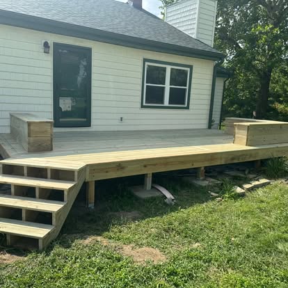 Custom Backyard Deck